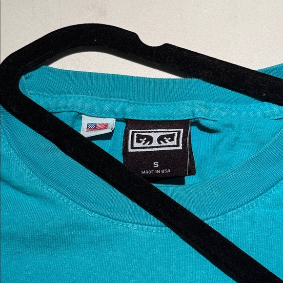 Obey Turquoise Short Sleeve Tee - Picture 3 of 5